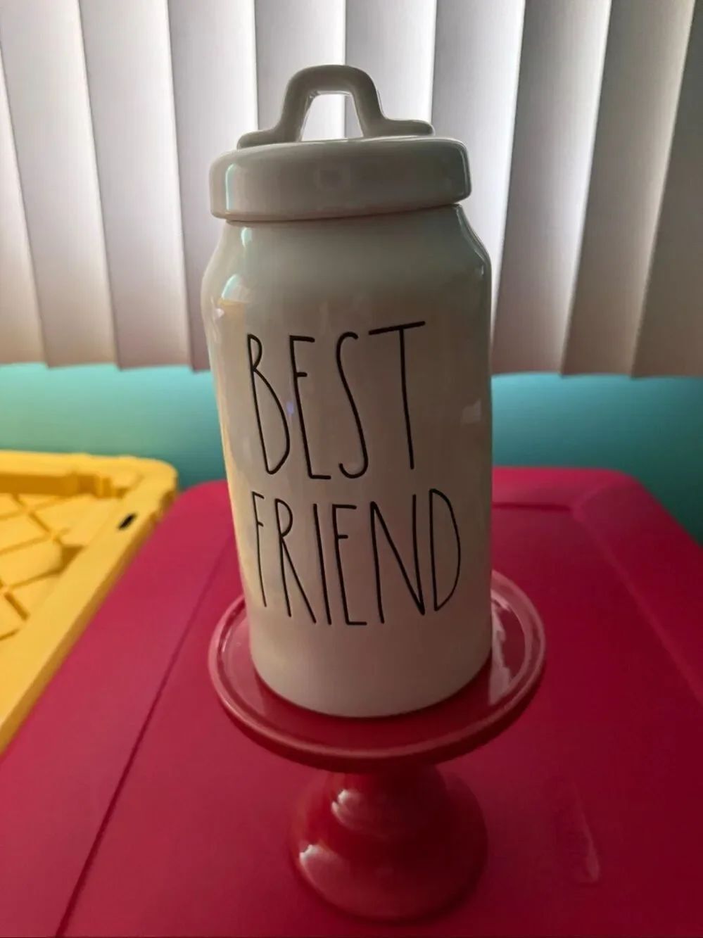 Rae Dunn Artisan Skinny Pet Canister